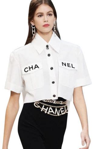 chanel white shirt 2019